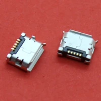 20x micro 5pin usb connector dip 6 4 female connector b type