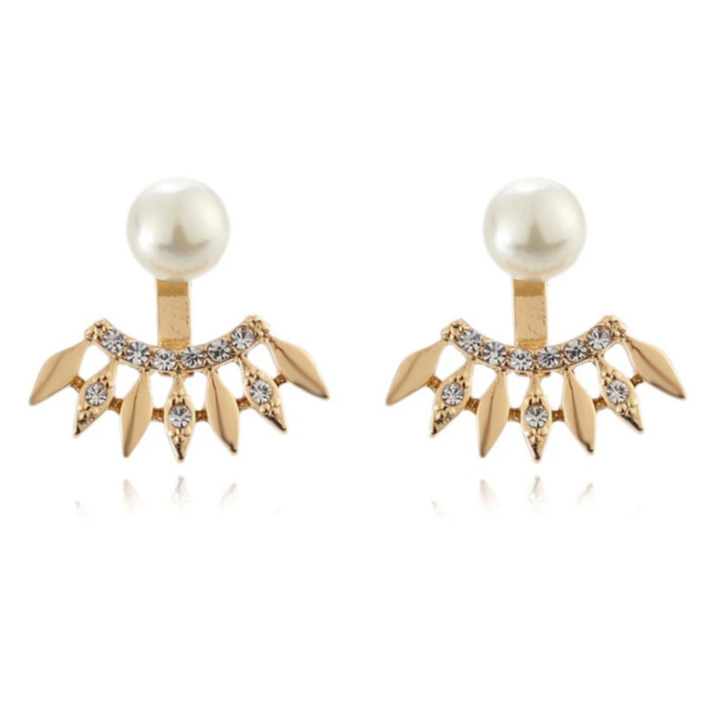 Женские серьги ювелирные изделия для вечеринок искусственный жемчуг горный