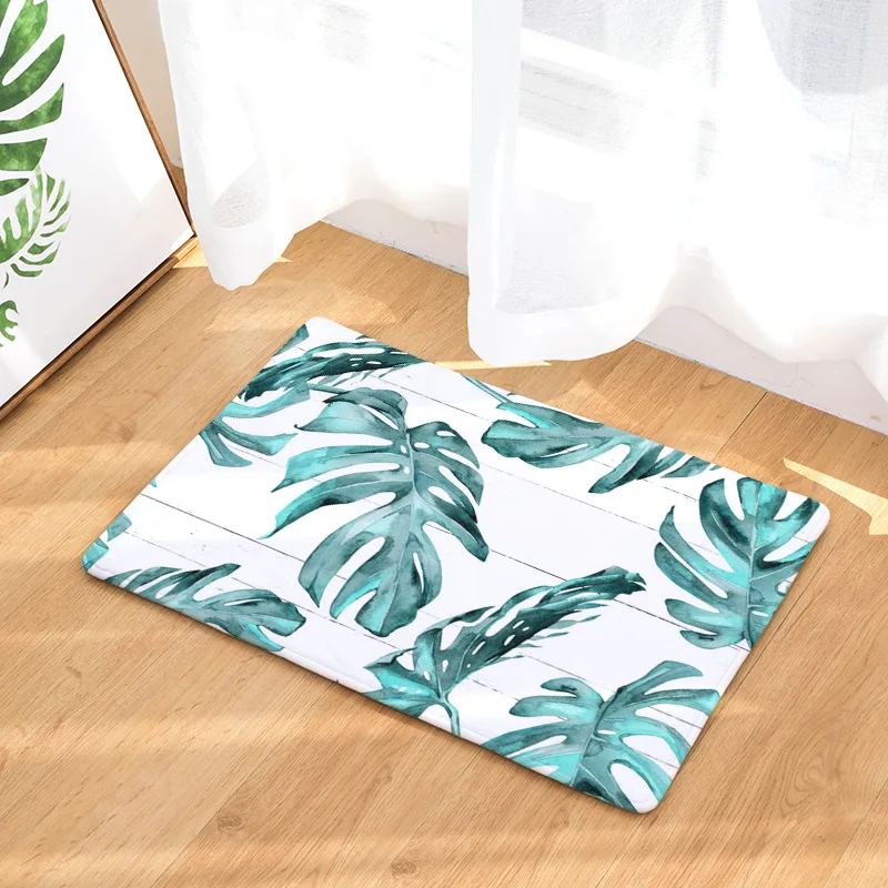 BLRISUP тропический завод Monstera цифровой печатный дверной коврик кухонный Коврик