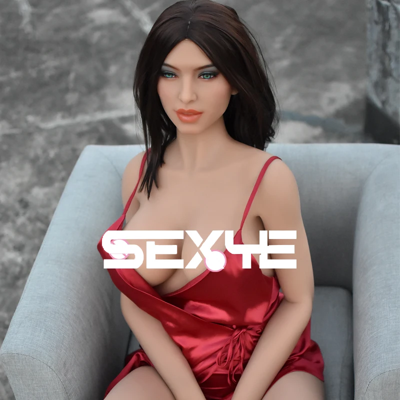 SEXYE полное тело силиконовые TPE любовь кукла с большой грудью вагинальный оральный
