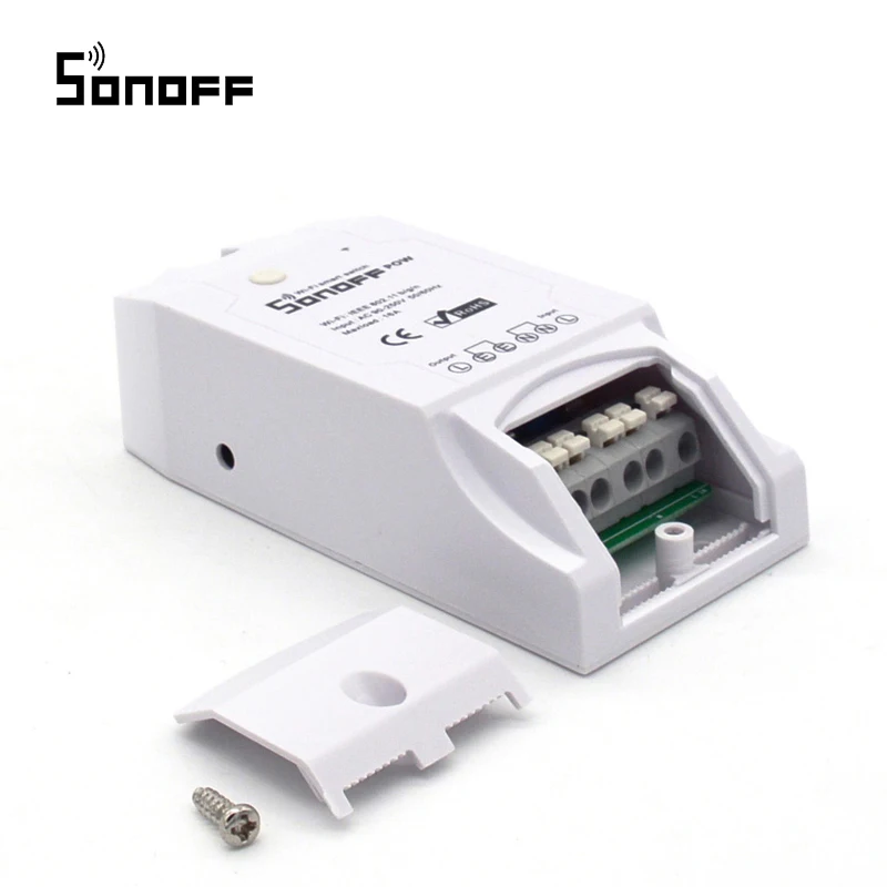 Sonoff Pow переключатель Wi-Fi 16A/3500 Вт умный дом пульт дистанционного управления с