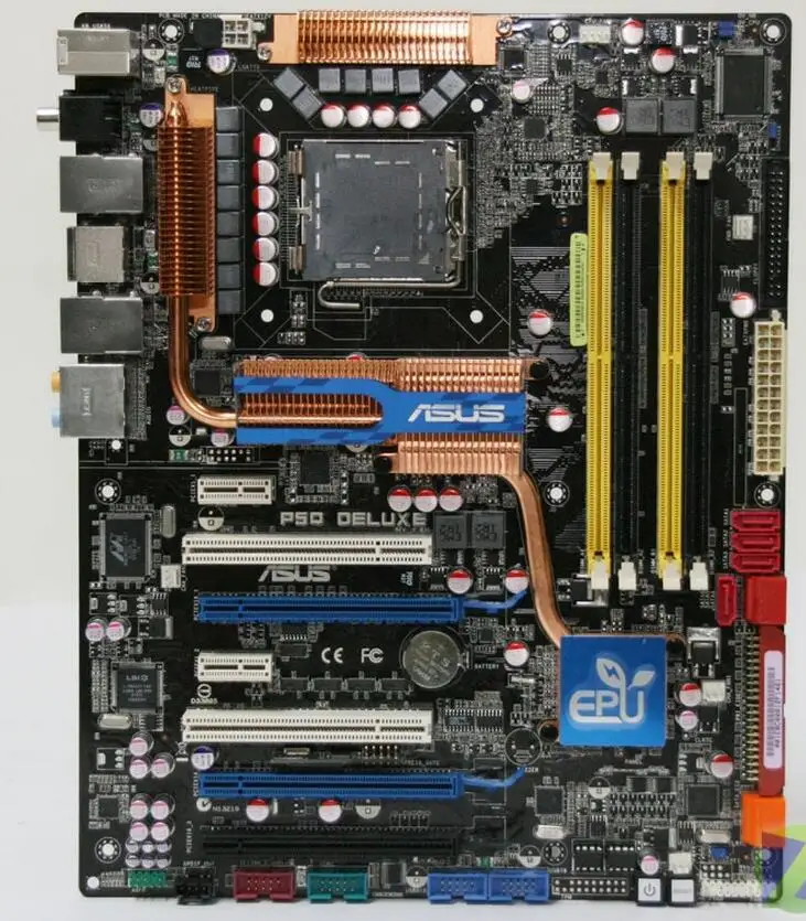 Разъем LGA 775 для ASUS P5Q Deluxe оригинальный бывший в употреблении настольный компьютер