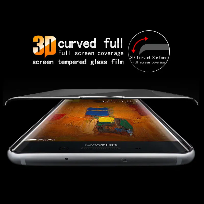 For Huawei Mate 9 Pro 3D Curved Full Cover Tempered Glass IMAK Screen Protector Protective Film | Мобильные телефоны и