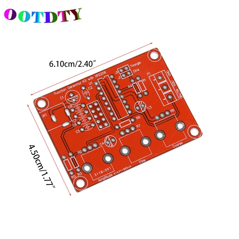 Генератор сигналов OOTDTY XR2206 комплект сделай сам синусоидальный треугольник