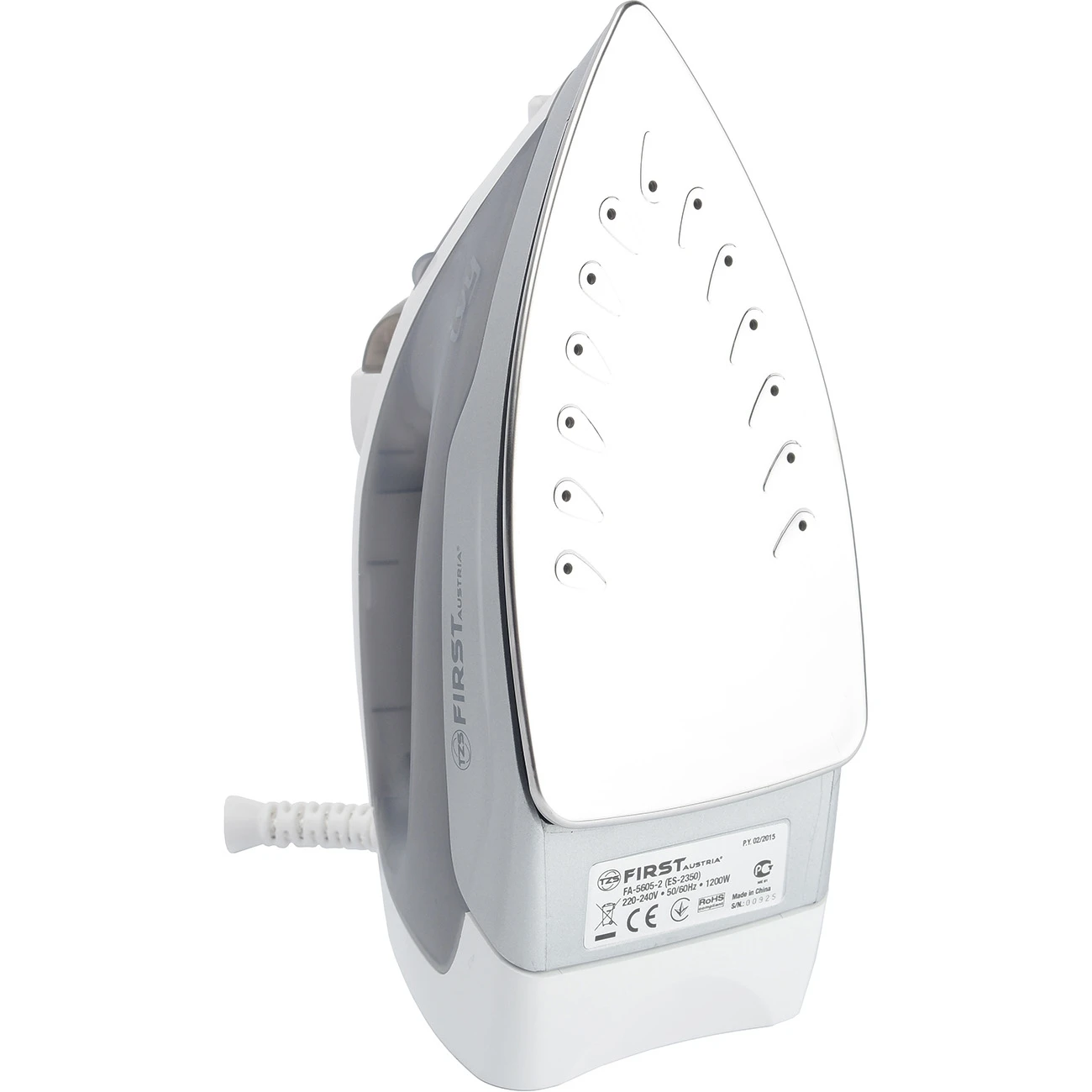Iron FIRST FA-5605-2-GR 1200 watts grey | Бытовая техника