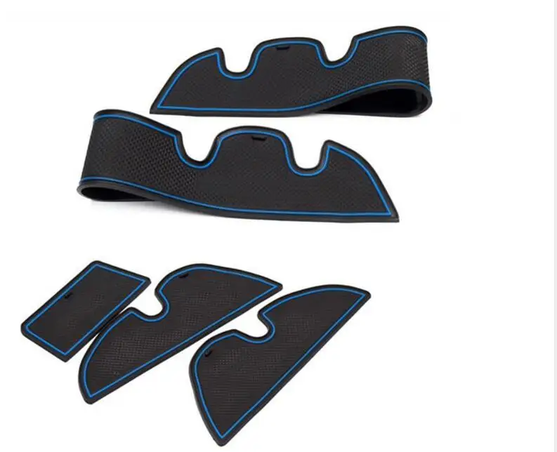 16 шт. противоскользящие резиновые подставки под стакан дверной коврик для Toyota