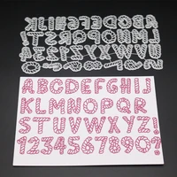 yinise alphabet numbers metal cutting dies for scrapbooking stencils diy album cards decoration embossing folder die cuts cut