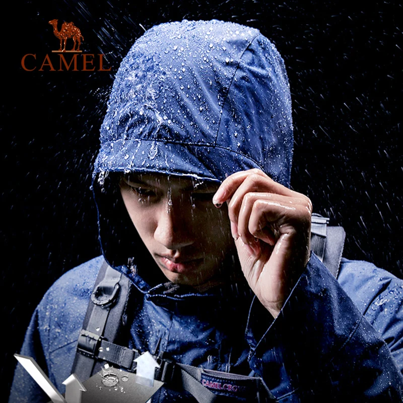 CAMEL мужская и женская водонепроницаемая верхняя одежда тонкое ветрозащитное