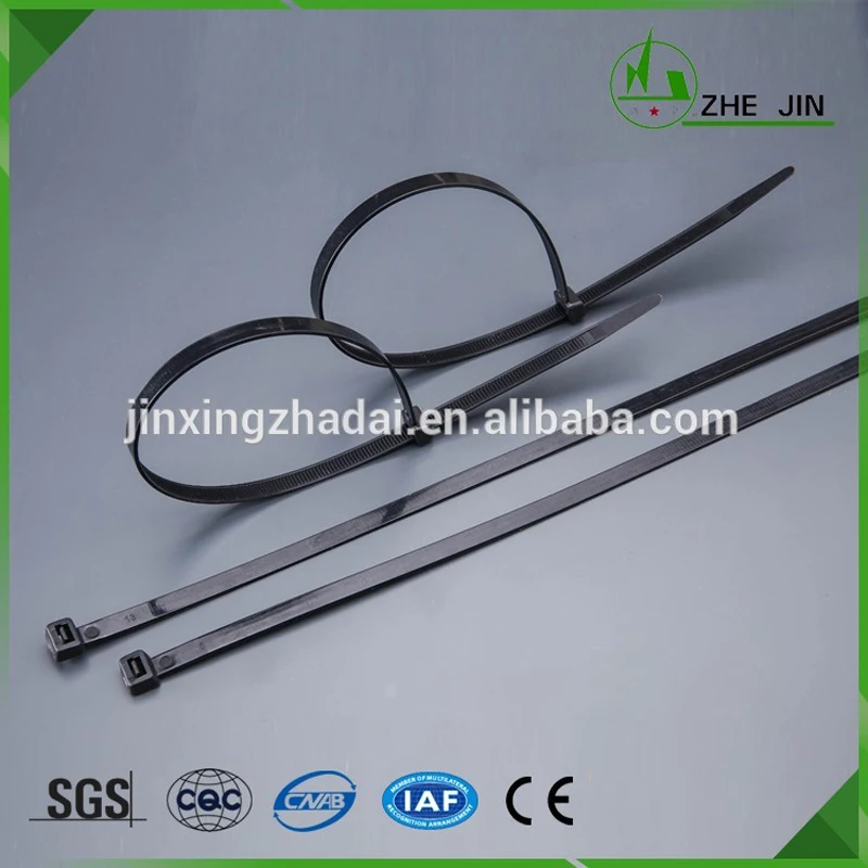ZHEJIN (250pcs) ZJ-8*400MM (16&quotX120lbs) Nylon Plastic Zip Wrap Cable Loop Ties Wire(width:7.6mm) | Обустройство дома