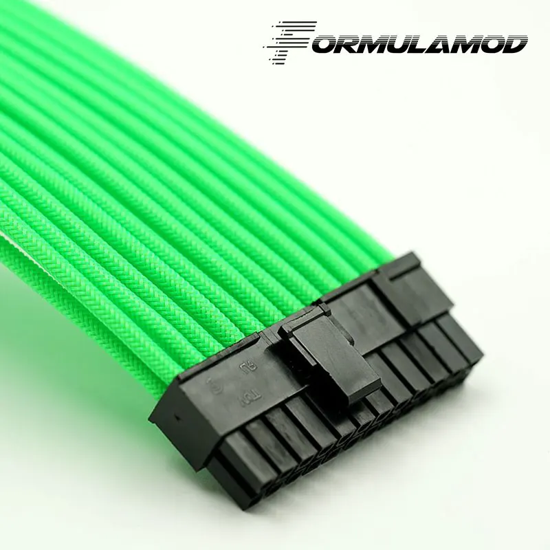 FormulaMod Fm ATX24P B ATX 24Pin материнская плата силовые удлинители 18AWG многоцветные