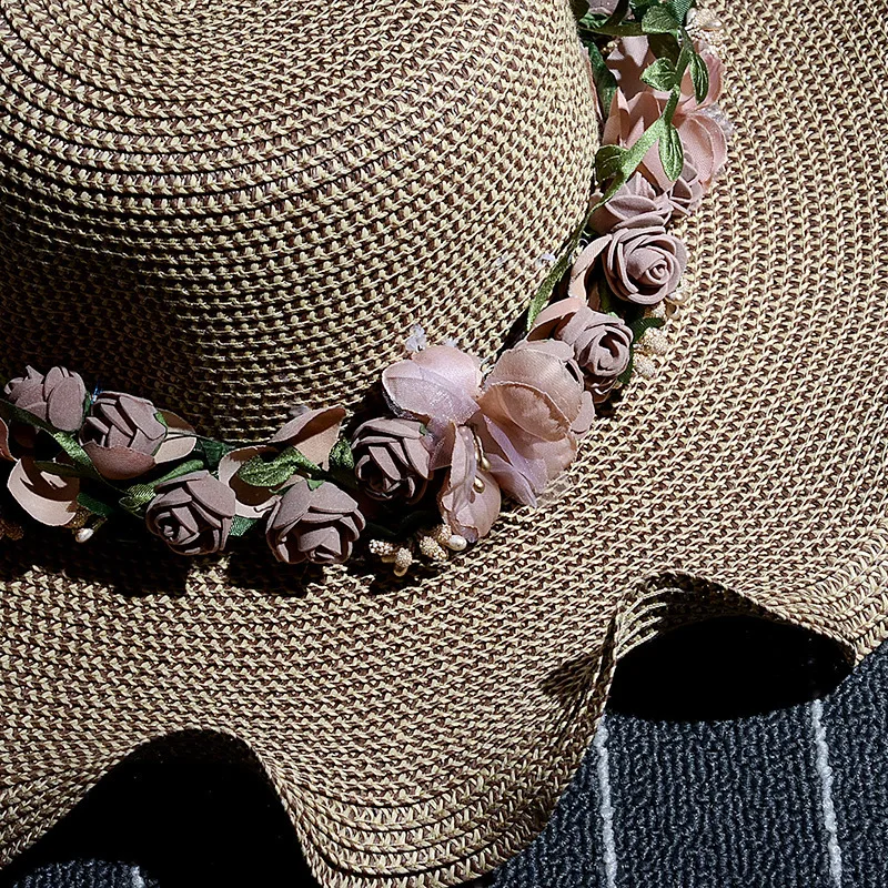 Seioum женская соломенная шляпа от солнца летняя пляжная бренд Sombrero солнцезащитный
