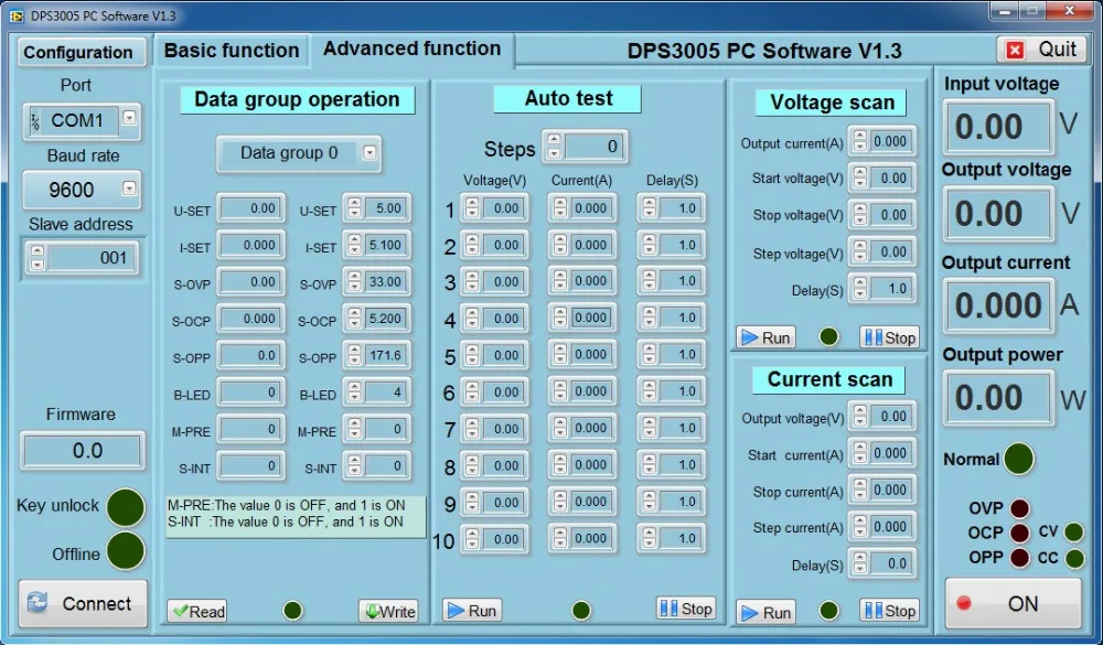RD DPS3005 функция связи Постоянное Напряжение Ток понижающий модуль питания Преобразователь напряжения ЖК-Вольтметр 30 в 5A