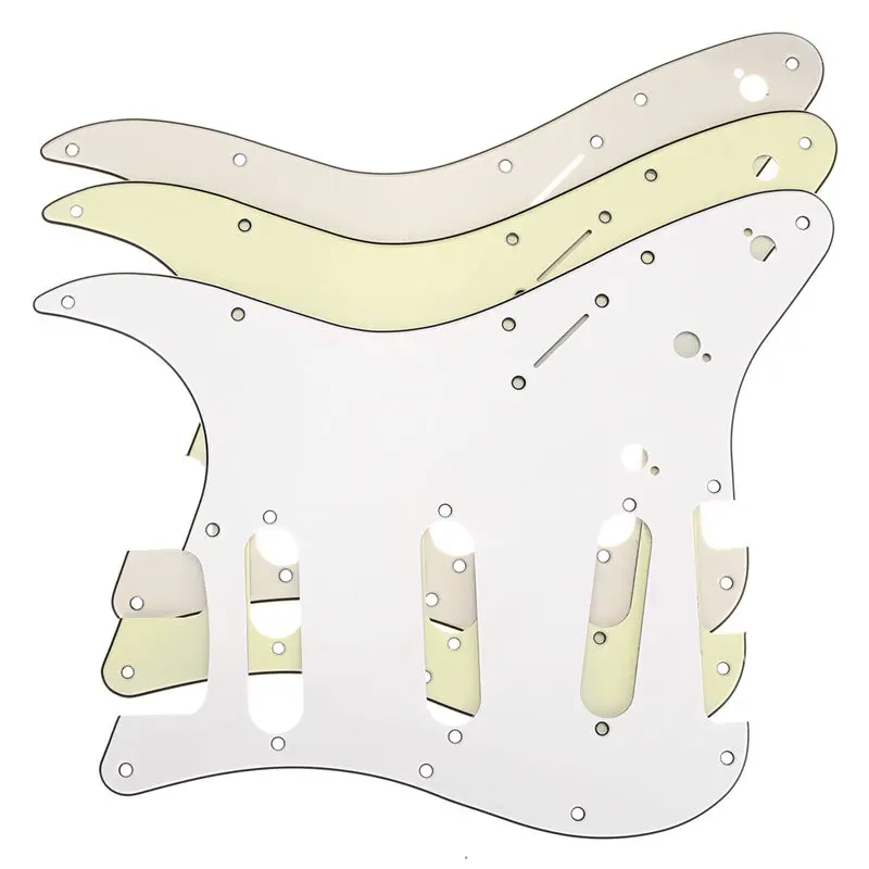 Pickguard для гитары SENRHY 3-слойный прямой подходит США/Mex -Stratocaster Strat гитарные пикапы