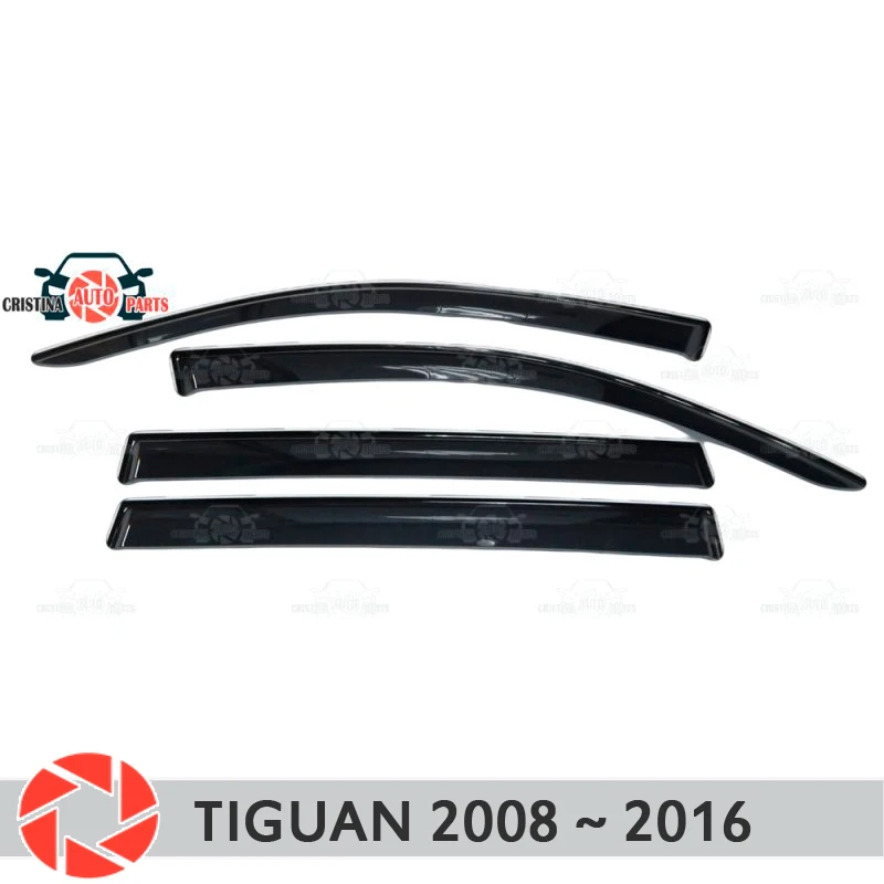 Оконный дефлектор для Volkswagen Tiguan 2008-2016 от дождя защита грязи украшение стайлинга