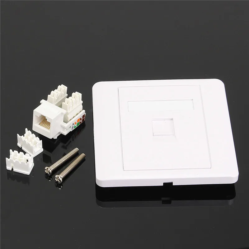 86 Тип ПОРТ UTP CAT5E Сетевая розетка компьютерная панель Ethernet порт Модуль|module|module