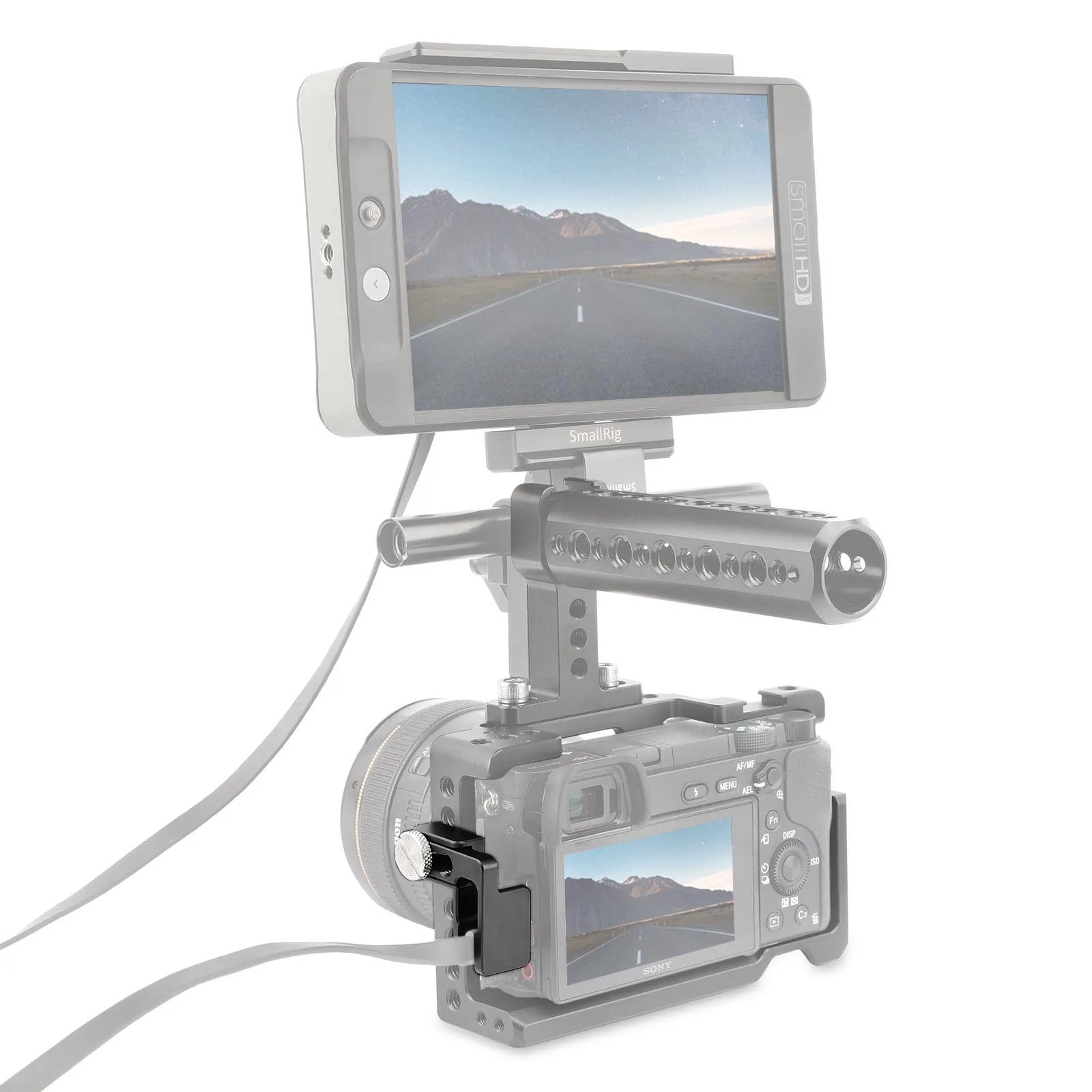 SmallRig Кабель HDMI Зажим для sony A6500 A6300 A6000 камера SmallRig клетка 1661/A7 A7S SmallRig клетка 1815 и т. Д.- 1822