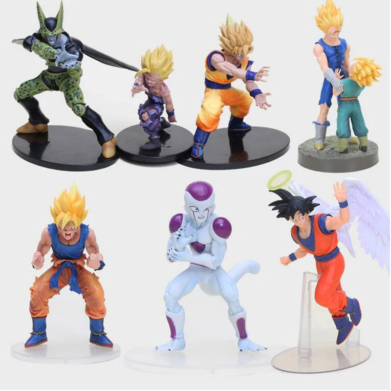 Аниме Драконий жемчуг Z фигура Супер Saiyan Cellulare Infanzia сына Гохан ПВХ фигурку Da Collezione