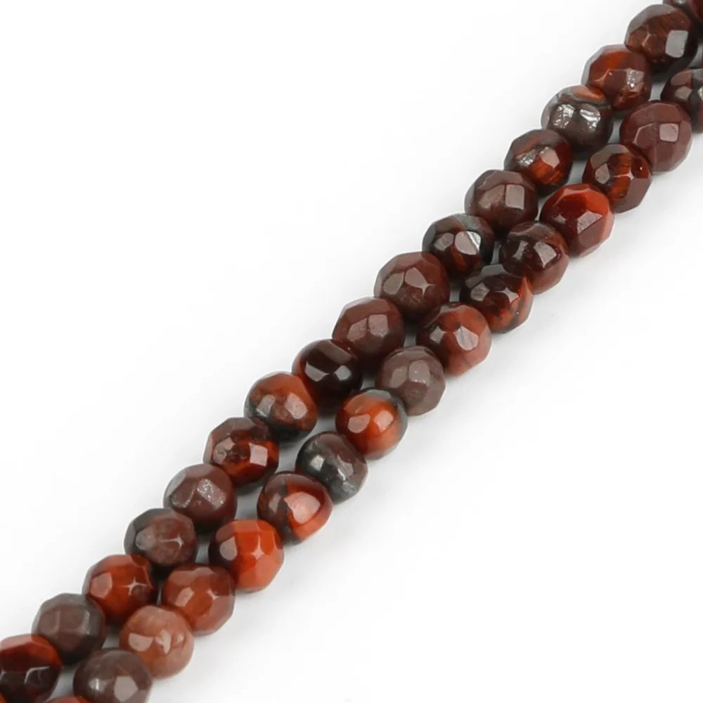 Factory Price Wholesale Red Tiger Eye Round Beads For Jewelry Making Bracelet Necklace 15&quot Pick Size 4mm 6mm 8mm 10mm | Украшения и