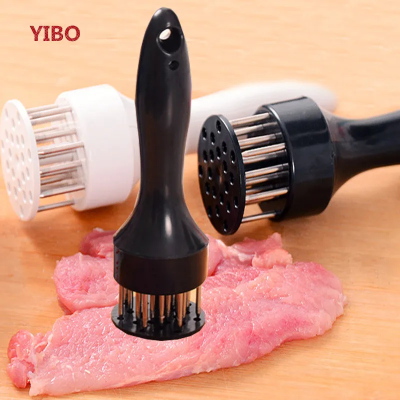 

YIBO Knock hammer meat loose needles stainless steel steak hammer meat chicken tender pork needle pork hammer kitchen tools