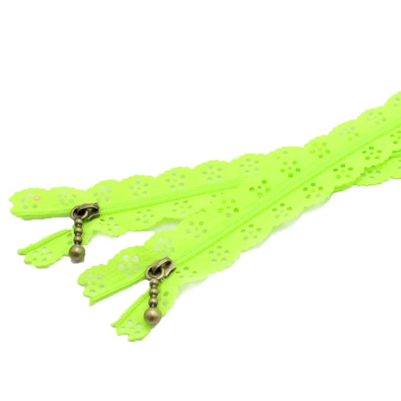 20cm Nylon Coil Beautiful Lace Zippers for DIY bag Tailor Sewer Craft Retail Free Delivery | Дом и сад