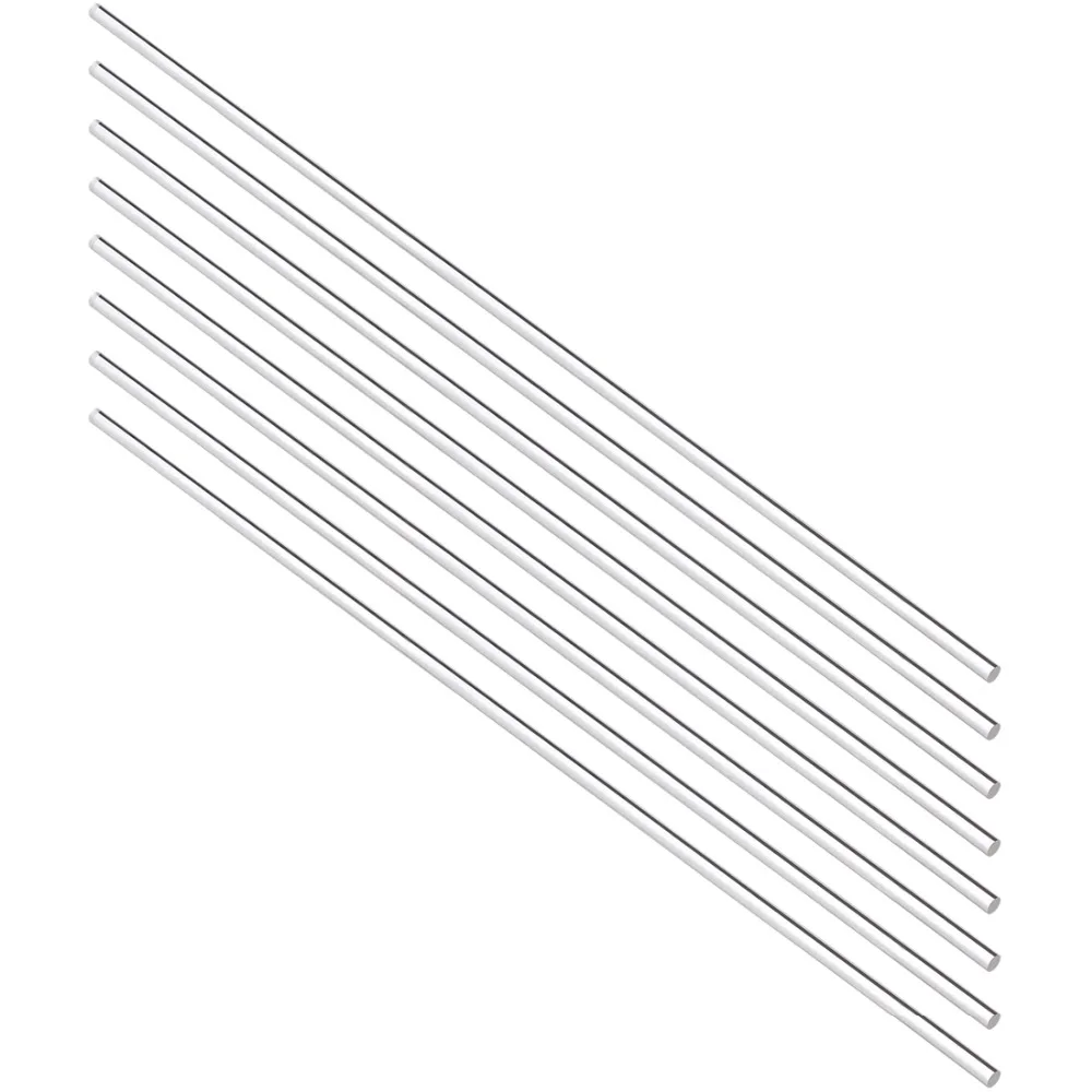 

Uxcell 8pcs 3mm Diameter 250mm Length Clear Solid Acrylic Round Rod PMMA Bar Customizable Scratch-resistant