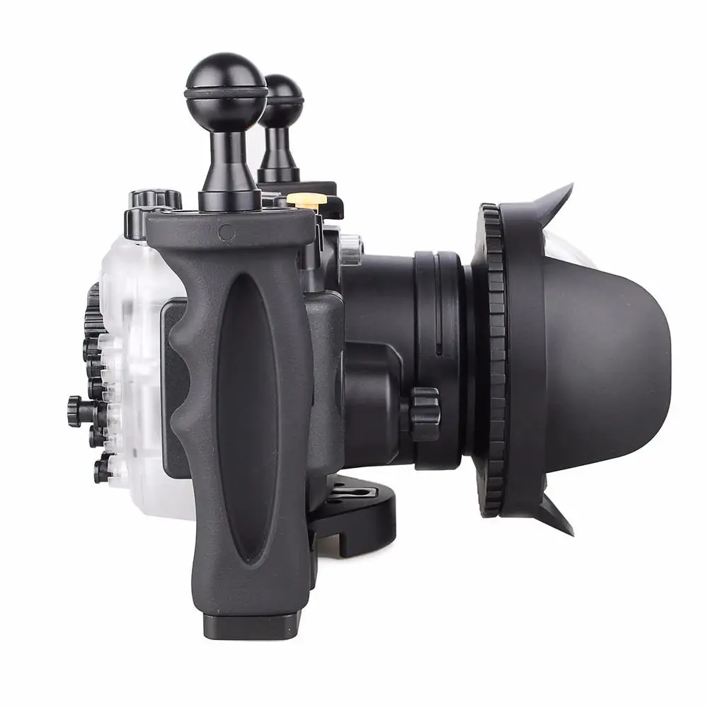 Водонепроницаемый чехол Meikon 40 м/130 футов для подводной камеры объектива Sony A6300 16 50