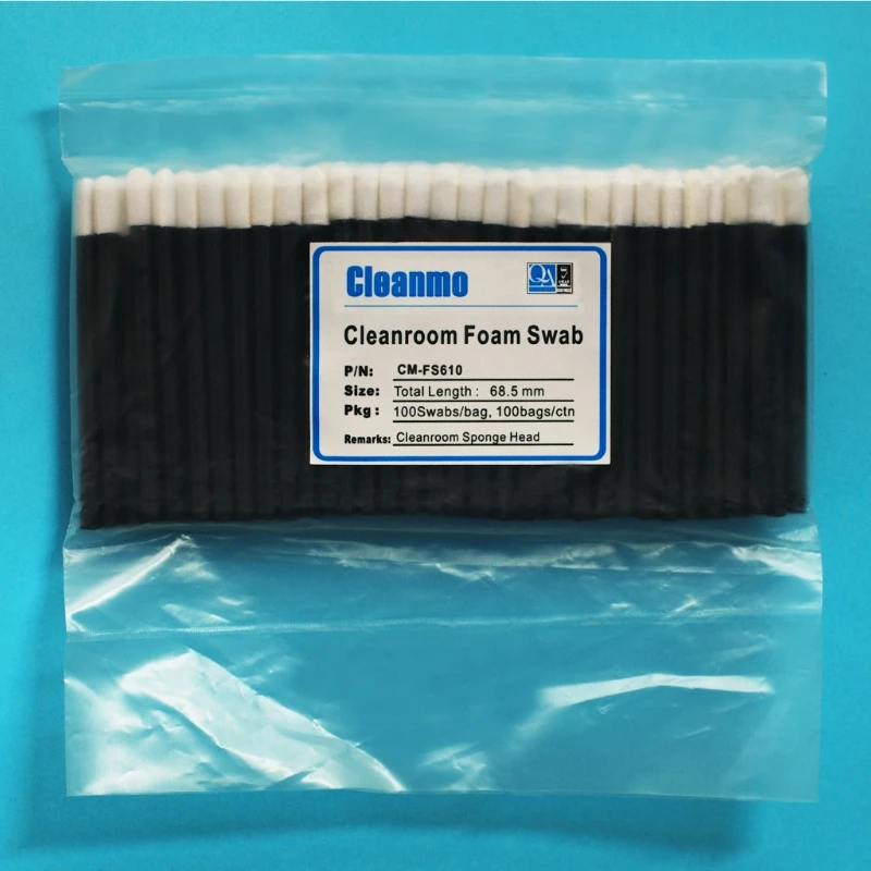 Black Handle Round Head Foam Swab for cleaning Optics/Electronics/Gun/Semiconductor | Дом и сад
