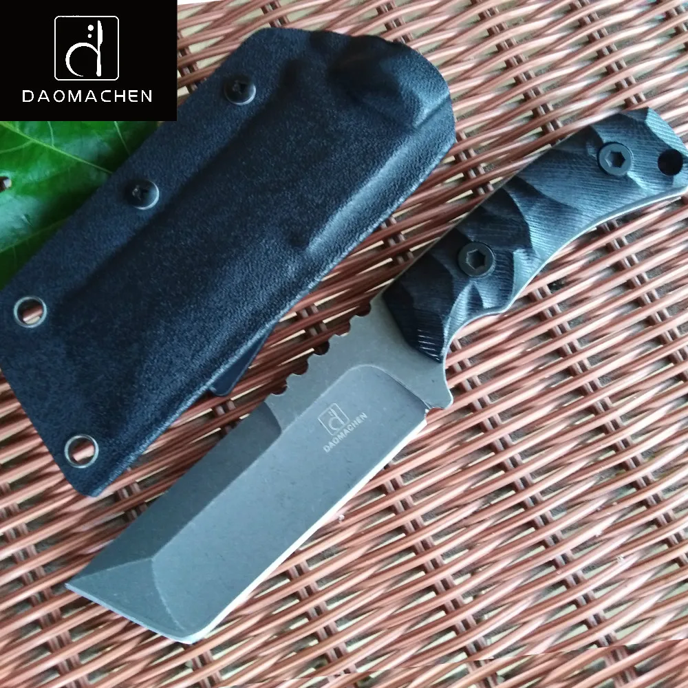 Camping survival Knife Hunting Full Tang With Imported K sheath G10 Handle Fix blade knife Super sharp Free shipping | Инструменты