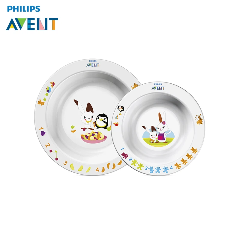 Набор детских тарелок 2 шт. 6 мес.+ Philips Avent SCF708/00 | Мать и ребенок