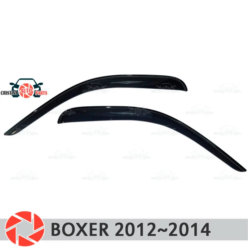 Дефлектор окна для Peugeot Boxer 2012 ~ 2014 дефлектор от дождя защита грязи Стайлинг