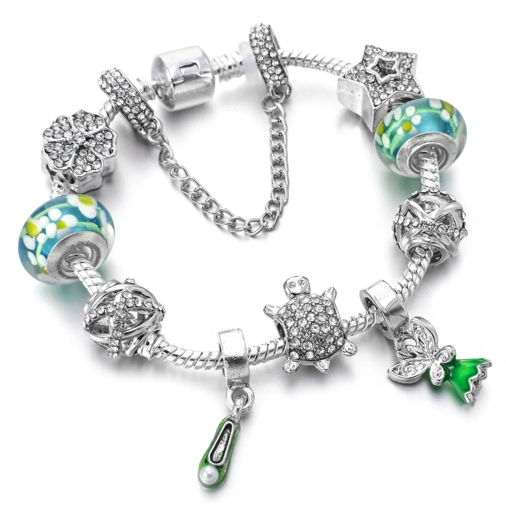 Прямая поставка подвески на плоской подошве для обуви Браслет-Шарм сделай сам