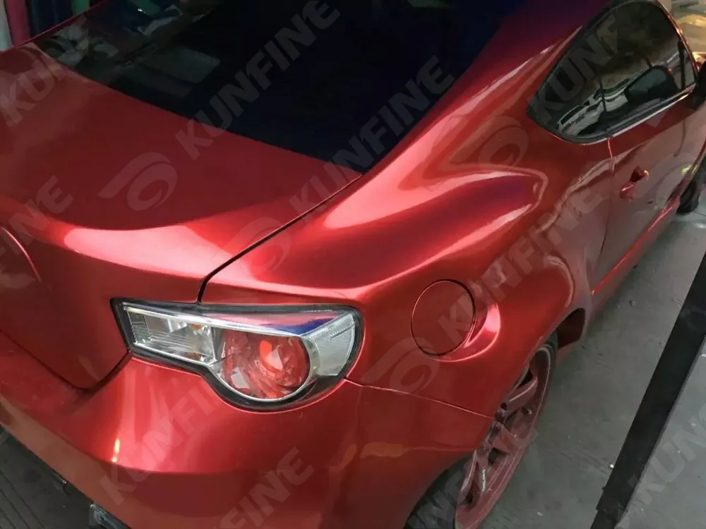 Автомобильный Стайлинг обертка Аврора красная Автомобильная виниловая пленка