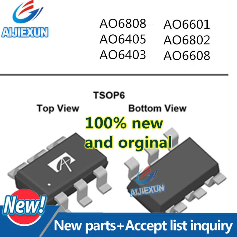 AO6808 AO6405 AO6403 10 шт. AO6601 AO6802 AO6608 100% новые и оригинальные на 100%|Трансформаторы| |