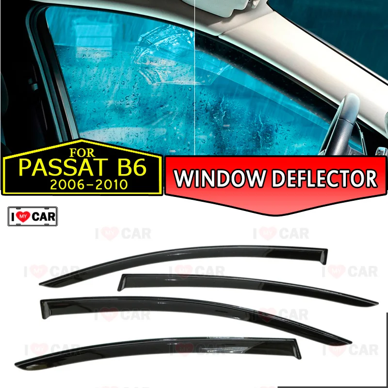 Оконные дефлекторы для Volkswagen Passat B6 Sedan 2006-2010 автомобильные оконные ветрозащитный