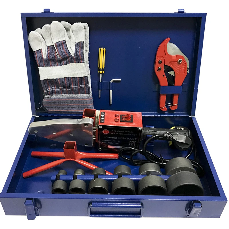 Сварочный аппарат для пластиковых труб Калибр СВА-2000Т | Инструменты