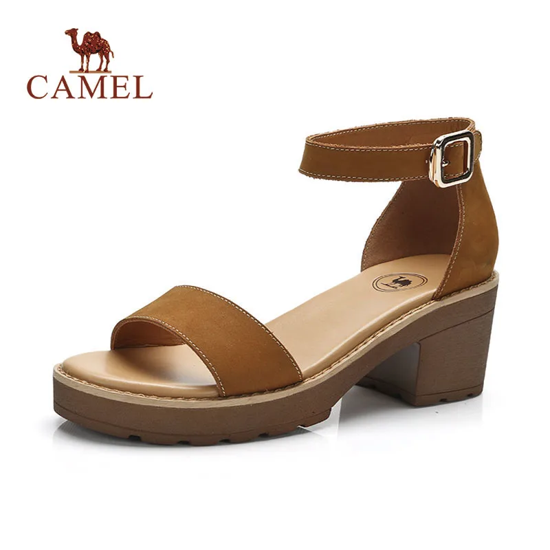 CAMEL/Новинка повседневные женские Босоножки с открытым носком элегантные модные