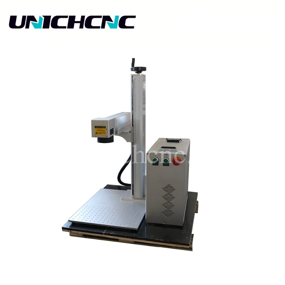 UNICHCNC ручной 20 Вт 30 50 маркировочная машина для цветного волокна Mopa|Фрезы по дереву|
