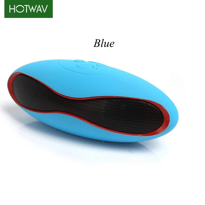 Портативный радио динамик Овальный HIFI беспроводной Bluetooth для компьютера TF карта u