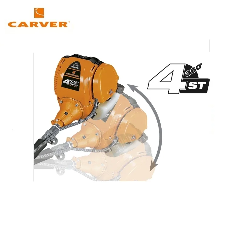 Триммер бензиновый CARVER GBC 31F (триммер кусторез бензомоторный с 4 тактным
