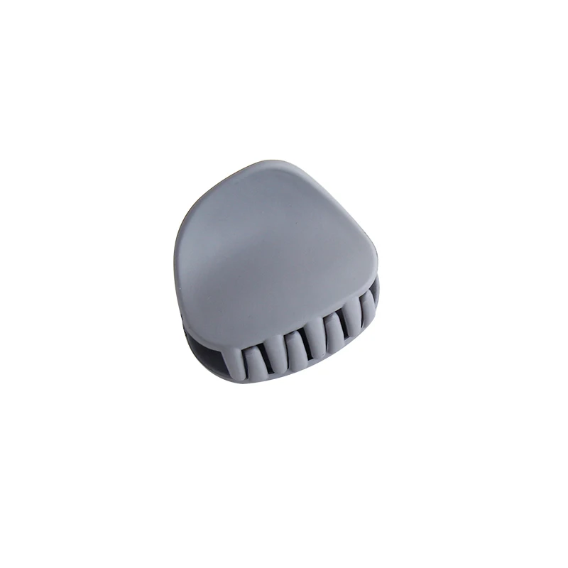 Simple Circular Arc Clip Set With Pure Color Frosted Texture Bath Hair Claw Women Accessories |