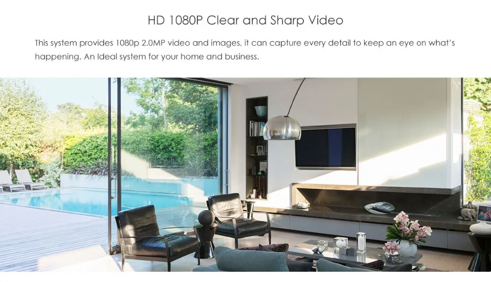 ZOSI CCTV 1080 P POE видеонаблюдения безопасности Системы комплект с 2-Megapixel Наружная цилиндрическая ip-камер с 100ft Ночное видение
