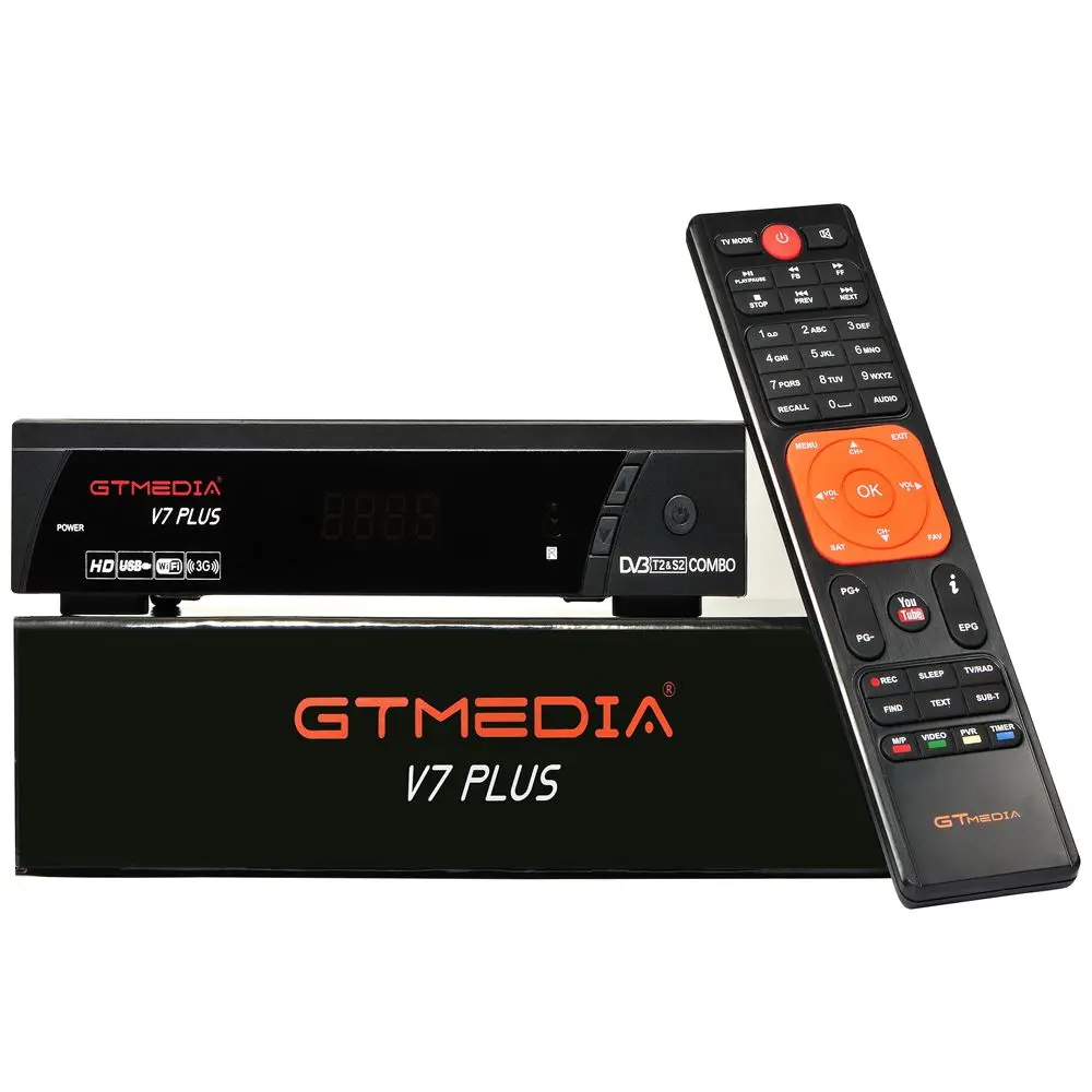 GTMEDIA V7 плюс цифра спутниковый телевизионный ресивер DVB S2 T2 ТВ комбинированный