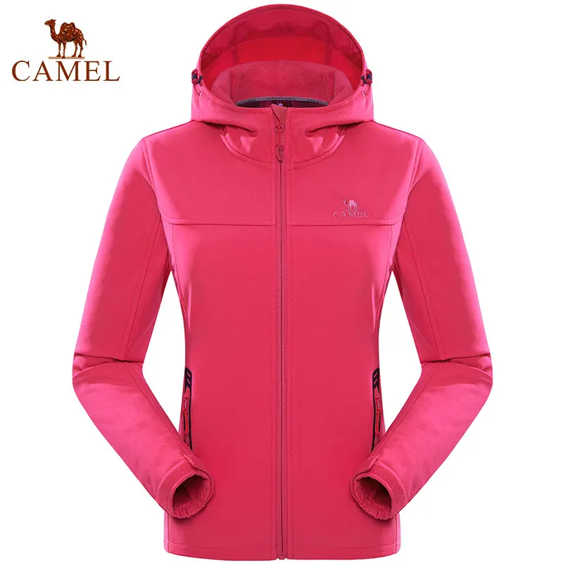 CAMEL Женские ветрозащитные зимние походные флисовые куртки женские спортивные кемпинговые теплые комфортные куртки горные пальто