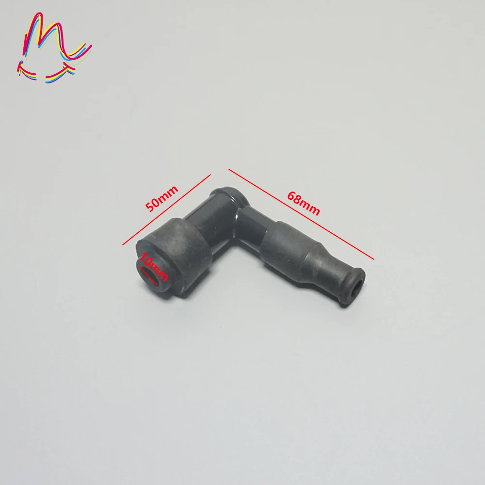 9 шт. 90 градусов Свеча зажигания вилка катушки колпачок головка для 50cc 70cc 90cc 110cc 125cc