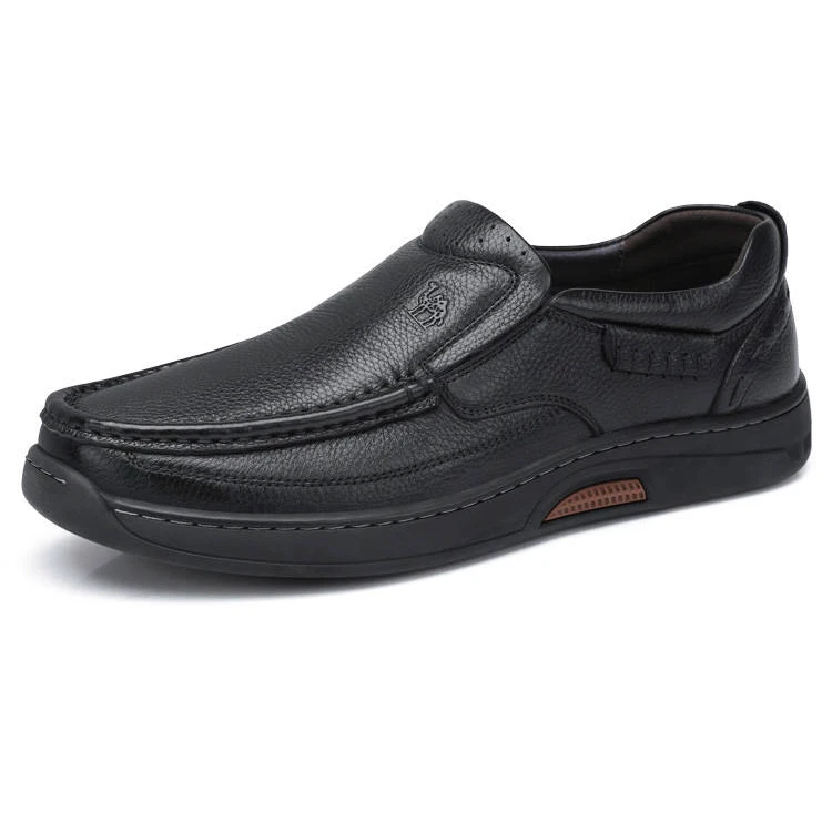 A832287130Black CAMEL/удобная мужская обувь из натуральной кожи; мужские деловые мокасины в деловом стиле; мужская кожаная повседневная обувь; Zapatos Mocasin Hombre; размеры 38-47 - Цвет: A832287130Black