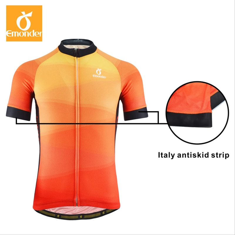 Мужская велосипедная футболка EMONDER комфортная дышащая противоскользящая