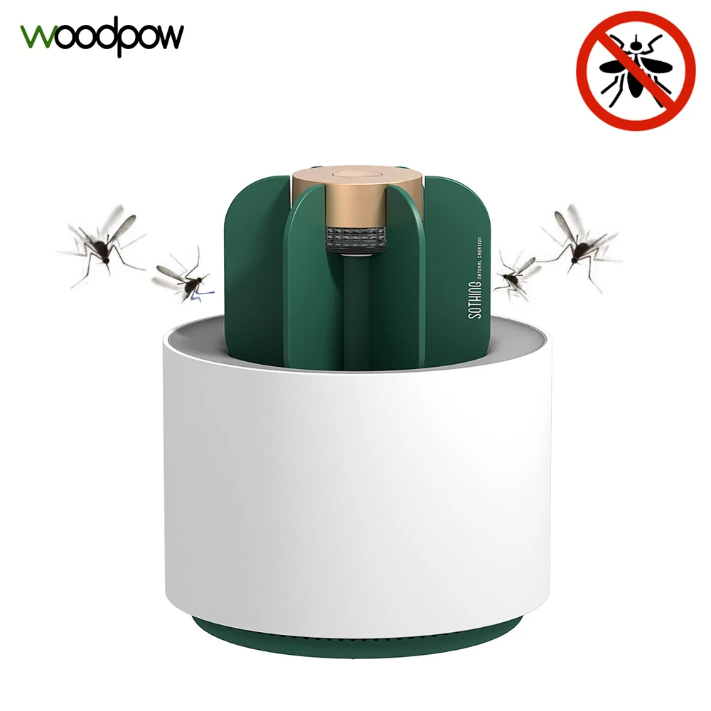 Портативный Кактус-Отпугиватель комаров Woodpow лампа-убийца USB-кабель бездымный