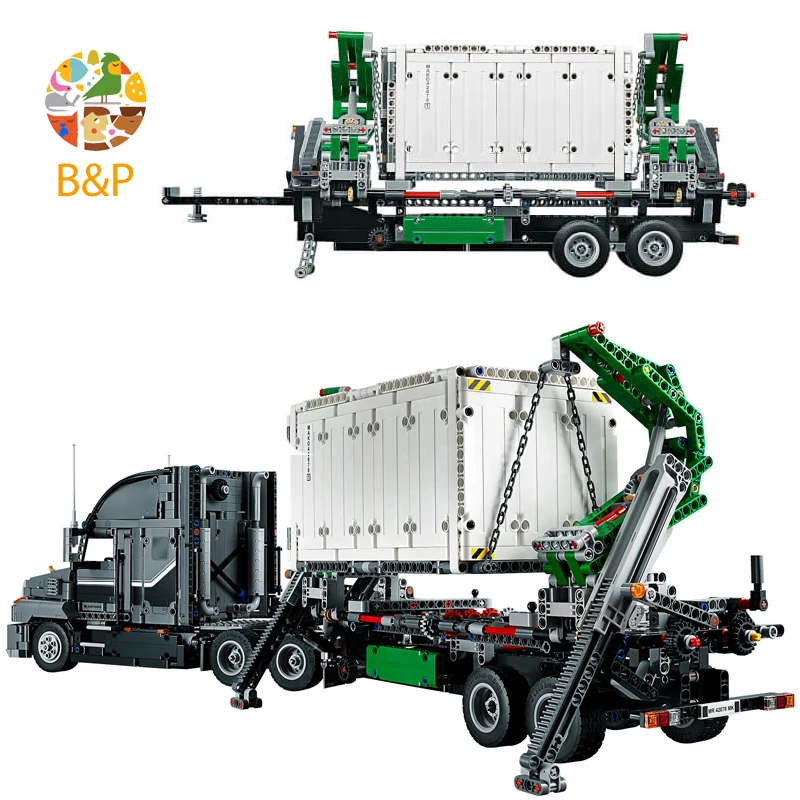 42078 2906 шт Technic серии Mack набор &quotбольшой грузовик&quot модель строительного блока Diy