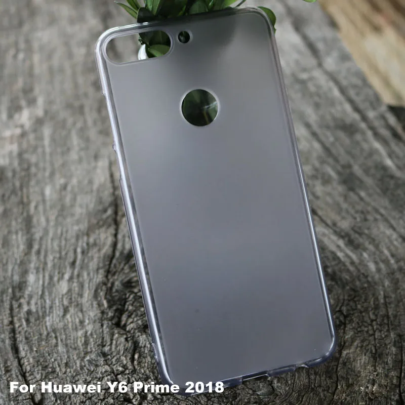 Huawei Y6 Prime 2018 Case Luxury Matte TPU Soft Cover For Y 6 Phone Cases Back |