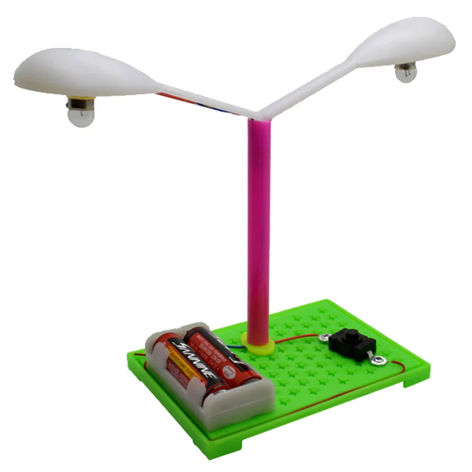 DIY eductional toys Simulation Double-head Street lamp diy eductional toys diy detachable bicycle